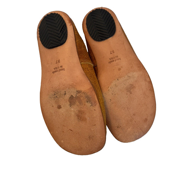 Women's Shoes Size 7/37 Leather Boho CottageCore Trendy Rare Handmade Fairycore - Picture 6 of 8